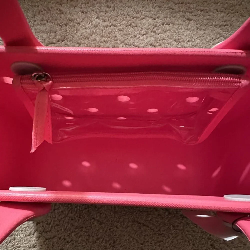 Bitty Bogg Bag Tote Hot Pink AUTHENTIC BRAND NEW NWT - Picture 3 of 3